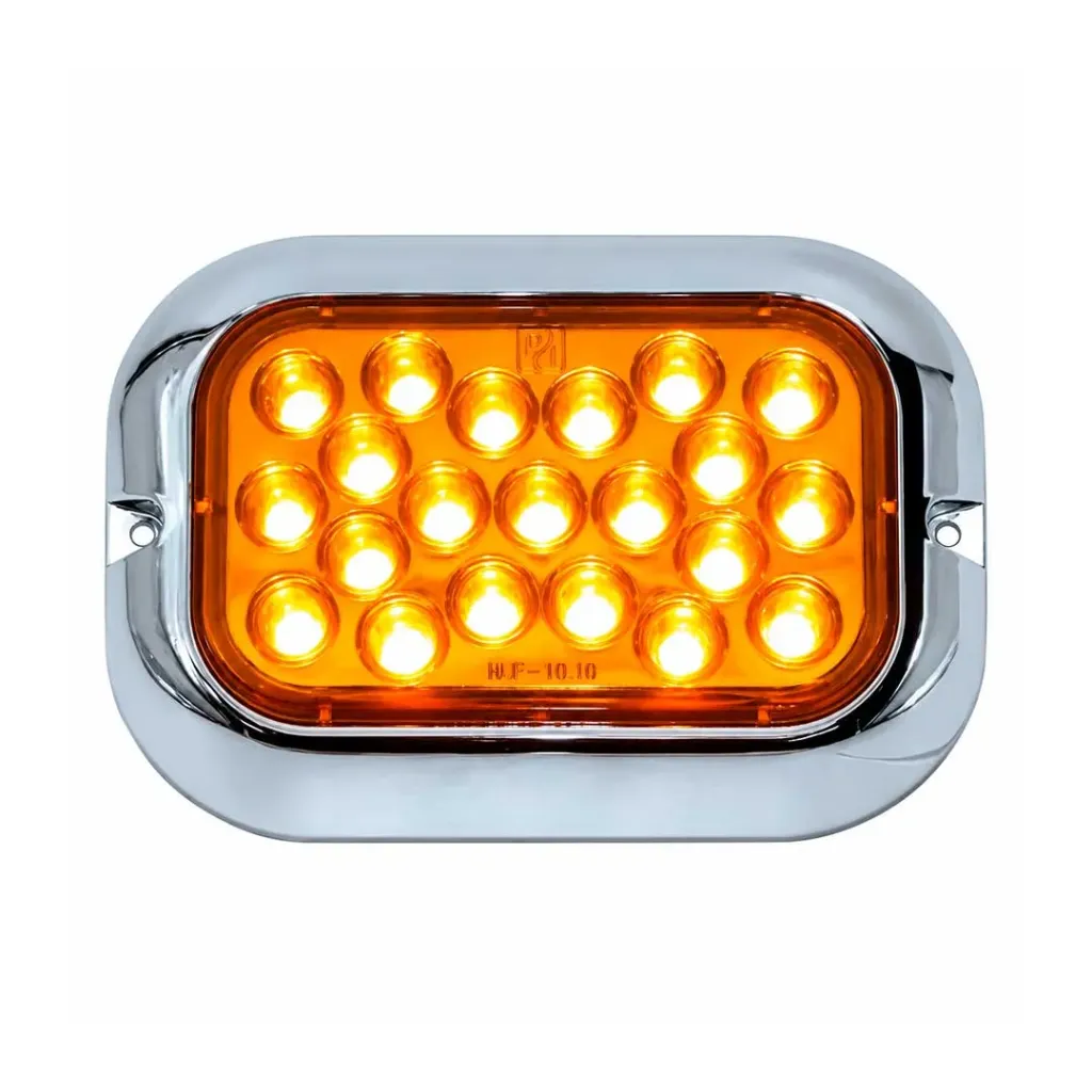 [1019-AS-AM] Stop Rectangular LED de Sobreponer – 1019AS (ÁMBAR)