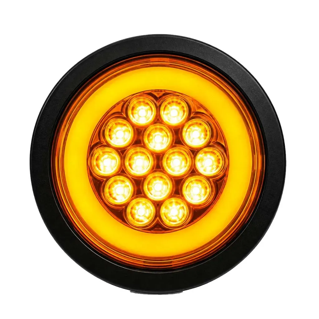 Stop LED 4" Halo 32 LEDs Multivoltaje con Empaque – 1030E